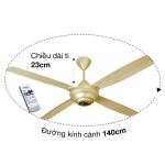  Quạt  trần Panasonic F-56MZG-GO-S